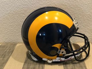 Los Angeles Rams Riddell Pro Line Authentic Full Size Football Helmet