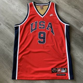Authentic Michael Jordan 2xl Nike 1984 Olympics Team Usa Jersey Chicago Bulls