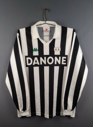 Juventus Jersey Large 1993 1994 Long Sleeve Shirt Soccer Football Kappa Ig93