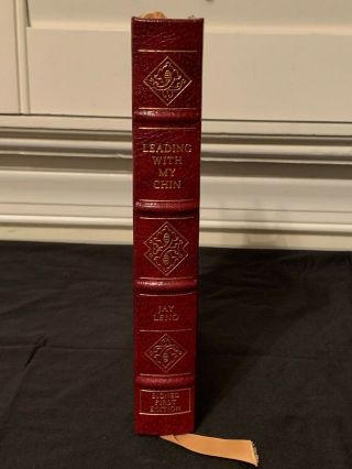 Easton Press Signed,  First Edition,  " Leading With My Chin " By Jay Leno With.