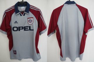 1997 - 1998 - 1999 Bayern Munchen Munich Fcb Jersey Shirt Trikot Away Opel Cl Ucl M