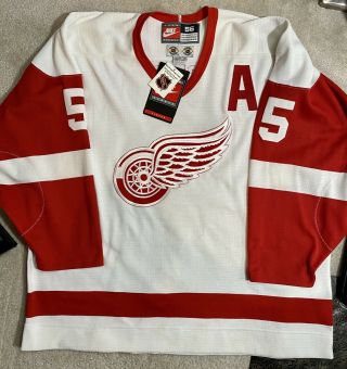 Authentic On Ice Nike Nicklas Lidstrom Detroit Red Wings Jersey 56 Tags Attached