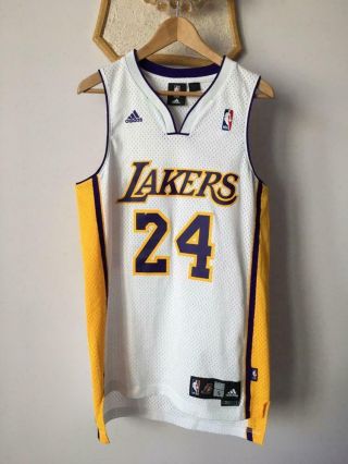Los Angeles Lakers Nba Basketball Jersey Adidas Swingman Kobe Bryant 24 Authen.