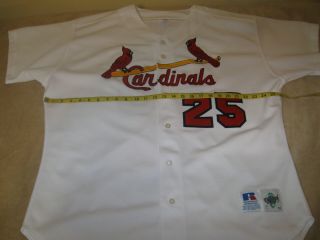 Authentic Russell Athletic Mark Mcgwire St Louis Cardinals Jersey - Size 52 2xl
