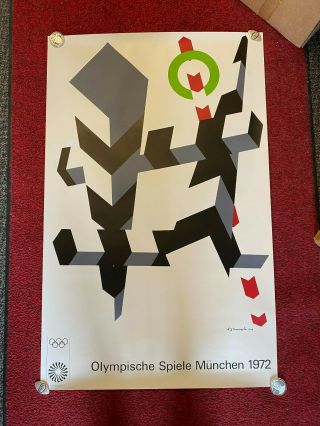 1972 Olympics Poster Allan D’arcangelo