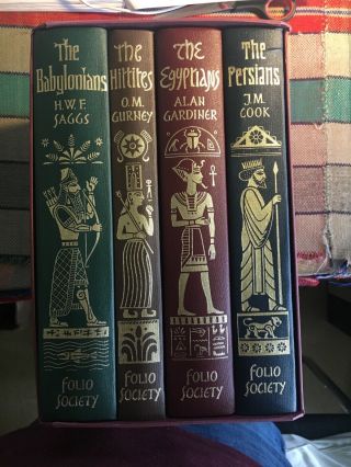 Folio Society.  Empires Of The Ancient Near East.  1999.  4 Volumes.  Illustrated.