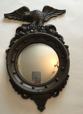 Eagle Mirror Dart 1960s Usa Captains Convex Mirror Porthole Federal Hanging Vtg