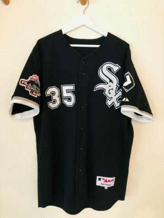 Frank Thomas Chicago White Sox 2003 All Star Game Asg Alt Black Jersey (48 - Xl)