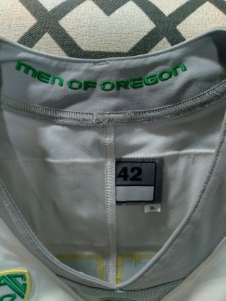 Oregon Ducks Nike Team Player Issue Game Jersey with AlamoBowl Patch 2
