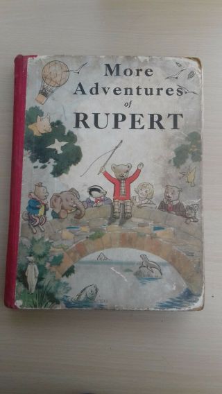 More Adventures Of Rupert Hardback Annual 1937 Edition