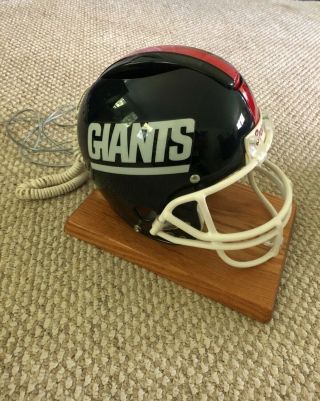 Vintage York Giants Football Helmet Telephone Nfl Full Size Phone Nardi