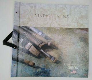 York Vintage Patina Wallpaper Sample Book Scrapbooking Arts & Crafts