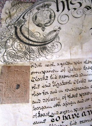1767 EVERCREECH in SOMERSET Historical Manuscript Vellum Document with Wax Seals 3