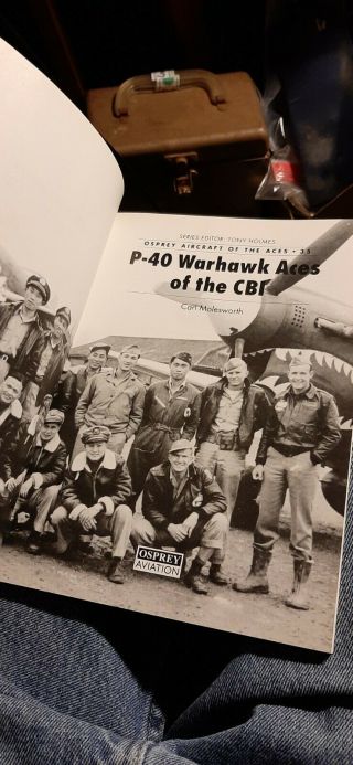 P - 40 Warhawk Aces of the CBI Signed by 4 WWII Flying Tiger Pilots 3