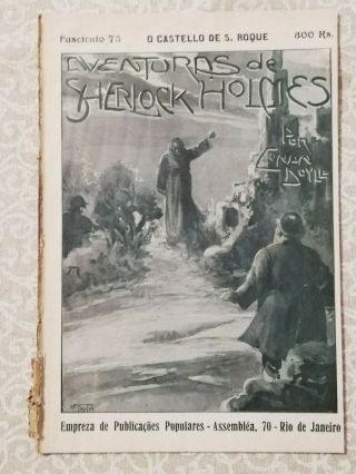 Brazil Pulp,  Sherlock Holmes 75,  About 1910,  Dime Novel,  Portuguese
