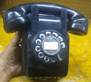 Vintage Rotary Wall Phone North Electric Manufacturing Galion Ohio Model H6 2