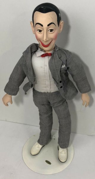 Vintage 1987 Matchbox Pee Wee Herman Talking Doll Pull - String 18 Inches