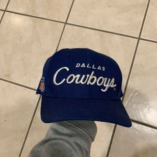 Vintage 80s Dallas Cowboys Nfl Sports Specialties Youngan Hat Cap Snapback Wool