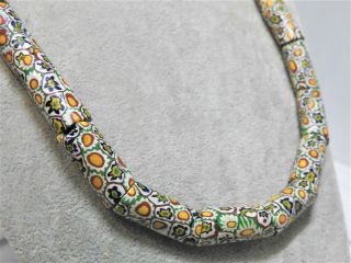 Vintage African Glass Trade Currency Bead Beads Venetian Millefiori 2