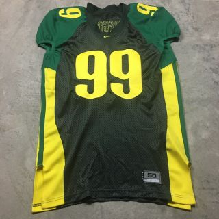Nike Oregon Ducks Authentic Team Issued Jersey Size 50 Sewn Game 90s Vtg Xxl