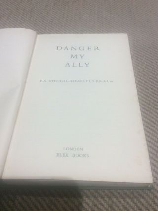 Danger My Ally By Fa Mitchell Hedges First Edition Second Impression 1954