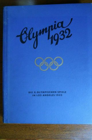 Olympia 1932 Trade Card Book Olympics Los Angeles Hindenberg Photo