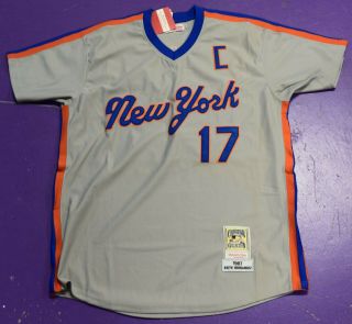 Keith Hernandez Ny Mets Authentic Mitchell & Ness Jersey Size 54 Nwt Abc2804