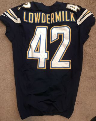 San Diego Chargers Game Issued Jersey