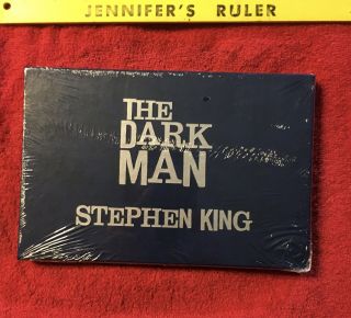 Stephen King The Dark Man Cemetery Dance Shrinkwrapped & Slipcased With Bookmark