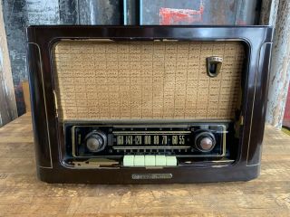 Vintage Grundig Majestic Tube Radio Fm / Bc / Short Wave Model 1041w