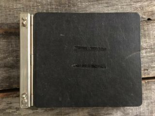 Vintage Boorum Pease Ledger Binder Black Prop 6215 - 1/2 Pb Loose Leaf Bound Book