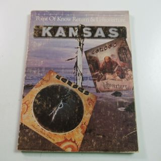 Vintage 70s Kansas Point Of Know Return & Leftoverture Music Song Book 1979