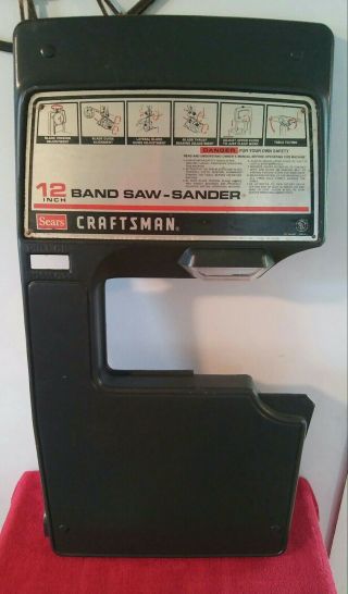 Vintage Craftsman 12 " Band Saw & Sander 113 Front Cover & Clips
