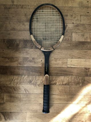Wilson Advantage Vintage Wood Tennis Racket Medium 4 5/8