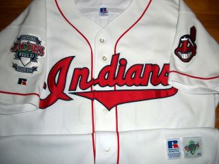 1994 Indians Sandy Alomar Authentic Game Jersey Sz 48 Russell Usa Jacobs Field
