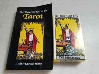 Vintage 1971 Rider Tarot Deck 78 Cards & Book Arthur Edward Waite
