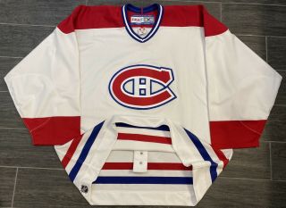 Montreal Canadiens Authentic Ccm Jersey Size 56 Maska Ultrafil Center Ice Nhl