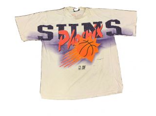 Vtg 90’s Phoenix Suns Magic Johnson T’s Size Xl Single Stitch