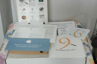Vintage Mac OS 9.  0 CD Software For Macintosh Computers Boxed 2