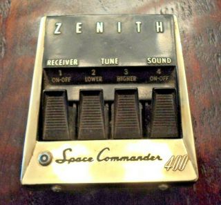 Zenith Space Commander 400 Tv Remote Control Vintage 1950 