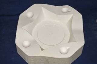 Vintage Ceramic Pottery Slip Casting Mold - Holland - Large 5 Point Star H771