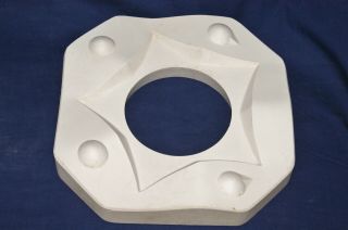 Vintage Ceramic Pottery Slip Casting Mold - HOLLAND - Large 5 Point Star H771 2
