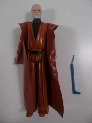 1977 Obi Wan Kenobi Complete Vintage Star Wars Kenner Figure Saber Cape