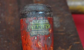 Vintage Stanley Wood Socket Chisel Handle 750,  740,  720 Has Sticker