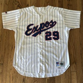 1993 Montreal Expos 29 Team Issued Russell Athletic Mlb Game Jersey Sz 48 Xl