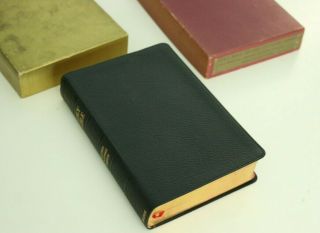 Holy Bible Revised Standard Version 1952 Usa Vtg Mid Century Leather