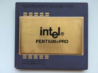 Intel Pentium Pro 200mhz Sl22z,  Kb80521ex200,  Vintage Cpu,  Top Cond