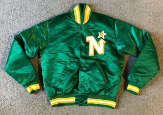 Vtg 80s Starter Nhl Minnesota North Stars Men 