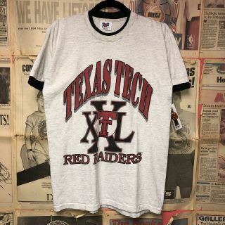 Vintage Vtg 90s Texas Tech Red Raiders T Shirt Size Medium