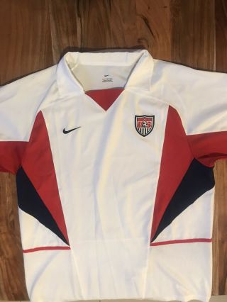 Usa Mens National Team Nike Vintage Jersey,  Worn Once,  Usa Soccer Jersey